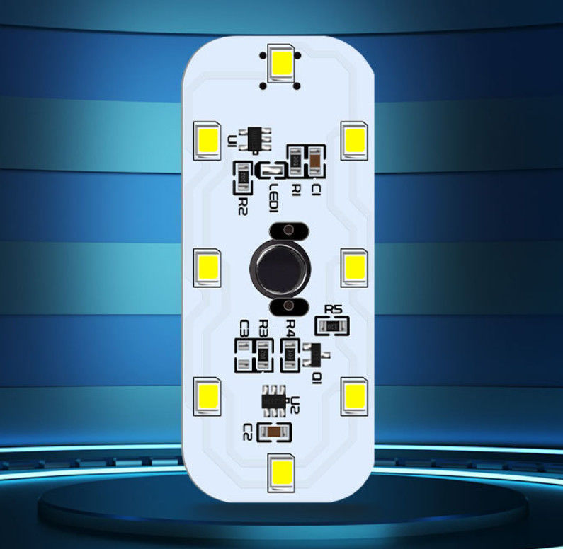 Fabricant de circuits imprimés rigides multicouches avec 12 LED de haute luminosité pour la lecture de la lumière de voiture