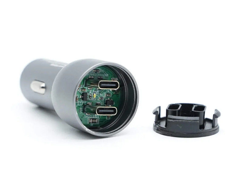 FR4 Assemblage de carte de circuit imprimé PCBA Pour le chargeur de voiture Avec 2 connecteurs de type C Prend en charge la charge rapide de 15W