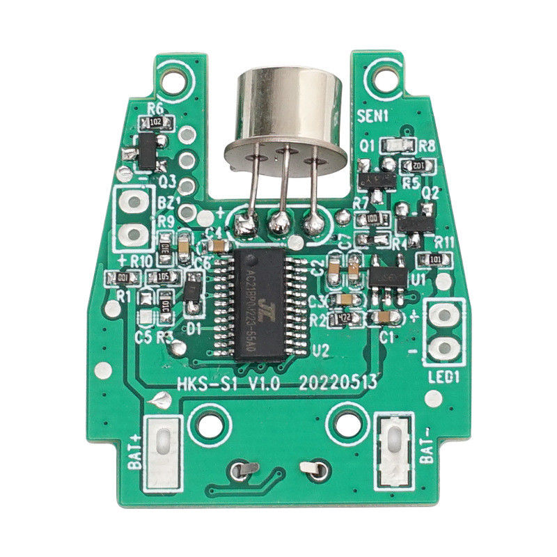 FR-4 Fabrication de PCB flexibles pour le testeur d'alcool PCB rigide sans plomb HASL VO