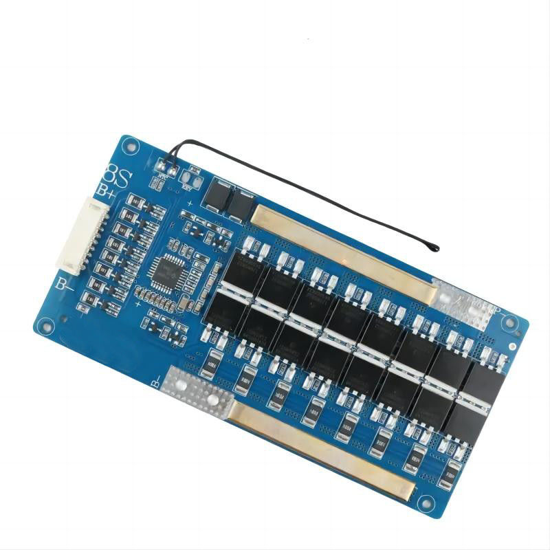 8 série carte de protection de la batterie au lithium fer phosphate 24V 40A 50A 60A fabrication en ligne de PCB