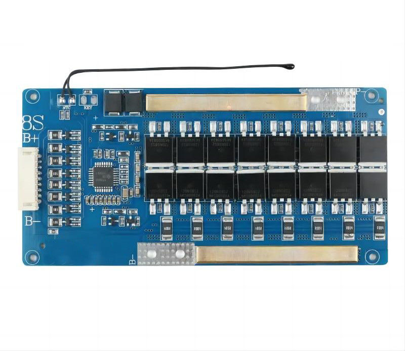 8 série carte de protection de la batterie au lithium fer phosphate 24V 40A 50A 60A fabrication en ligne de PCB