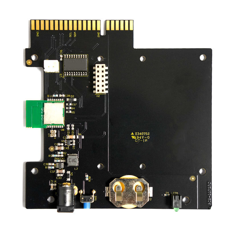 Circuits imprimés conformes à la norme Rohs et certifiés UL FR-4 PCBA avec masque de soudure Couleur Noir 1 oz de cuivre