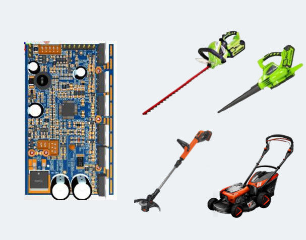 Solution de commande de tondeuse outils de jardinage assemblage de PCB prototype